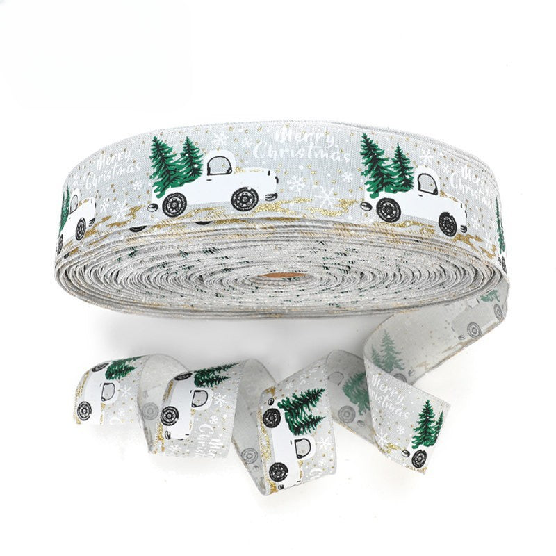 Wholesale Christmas Imitation Hemp Woven Ribbons, Automotive Ribbons, and Ribbons